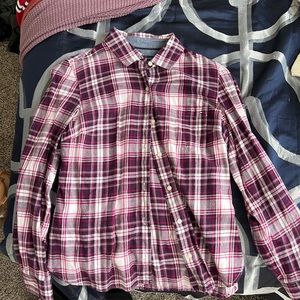 Purple tommy hilfiger flannel small